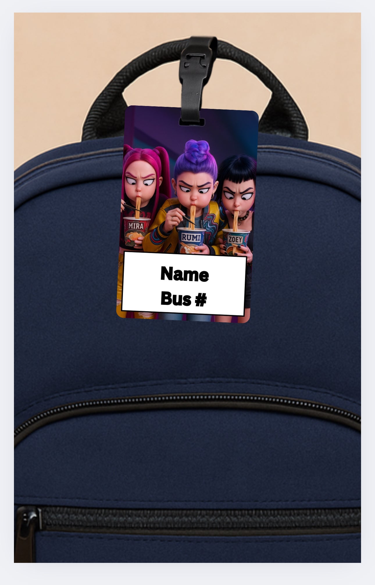K-Pop Demon Hunter Book Bag & Luggage Tag