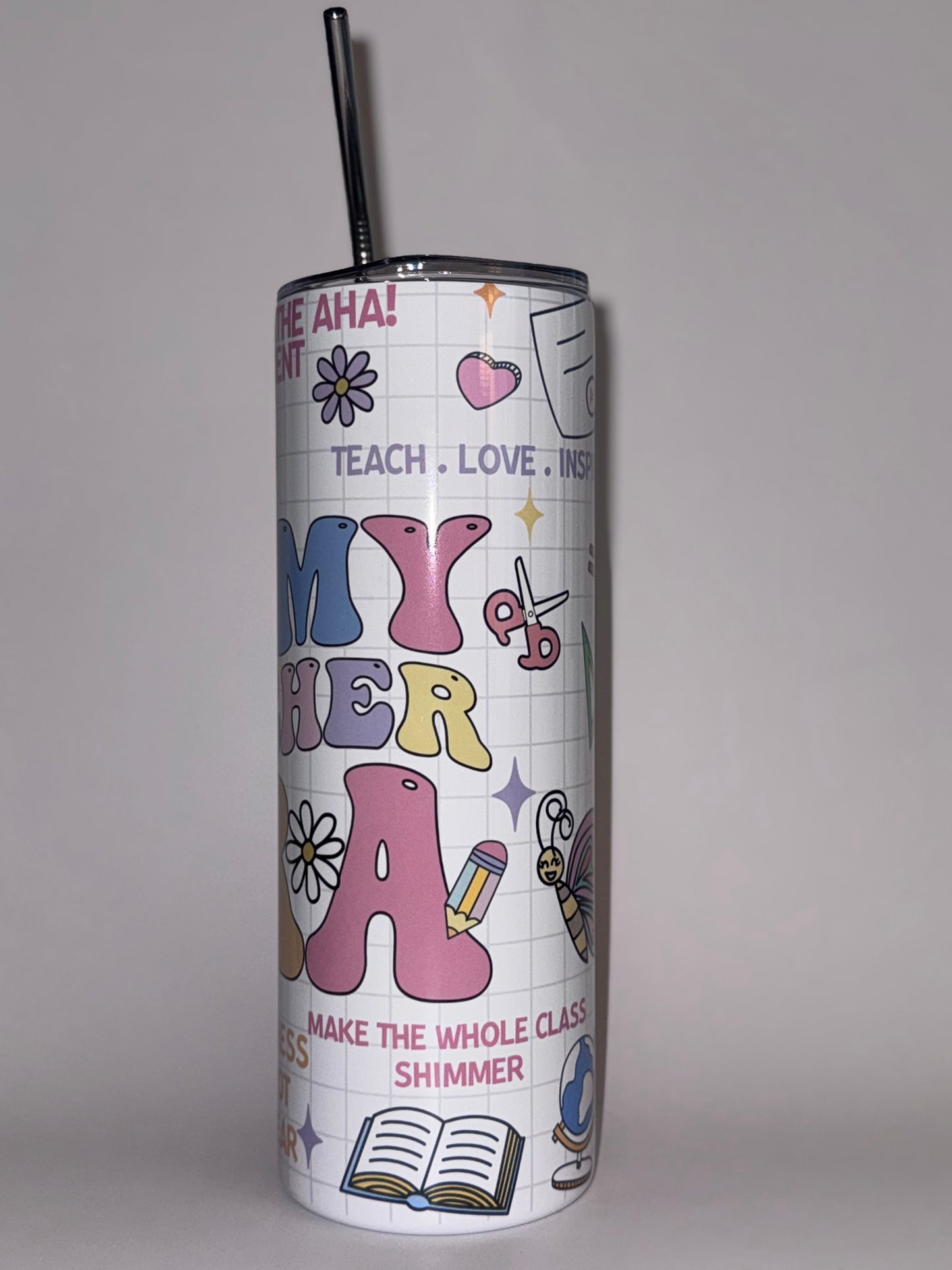 "In My Teacher Era" 20 oz Tumbler