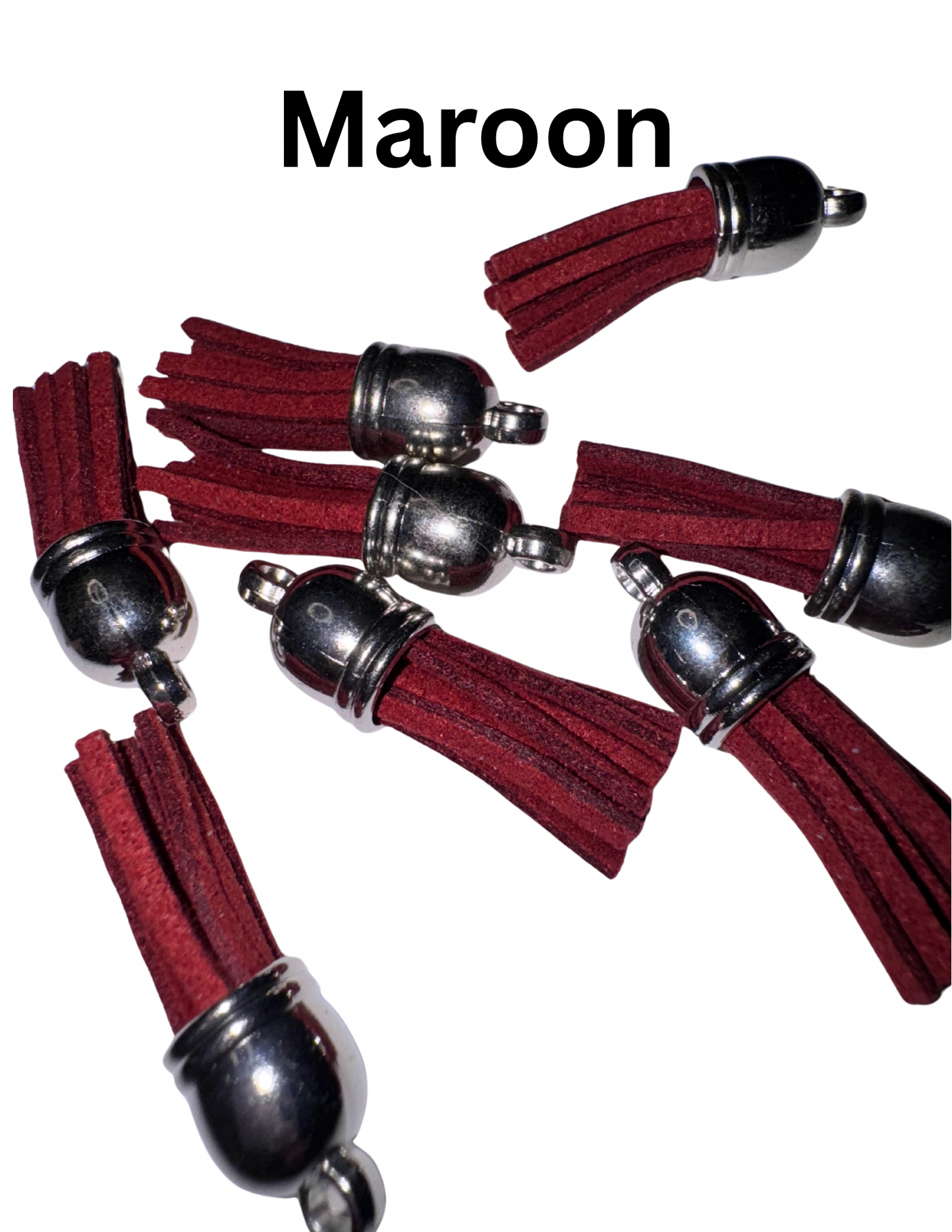 CUSTOMIZED CIRCLE Keychain with tassel