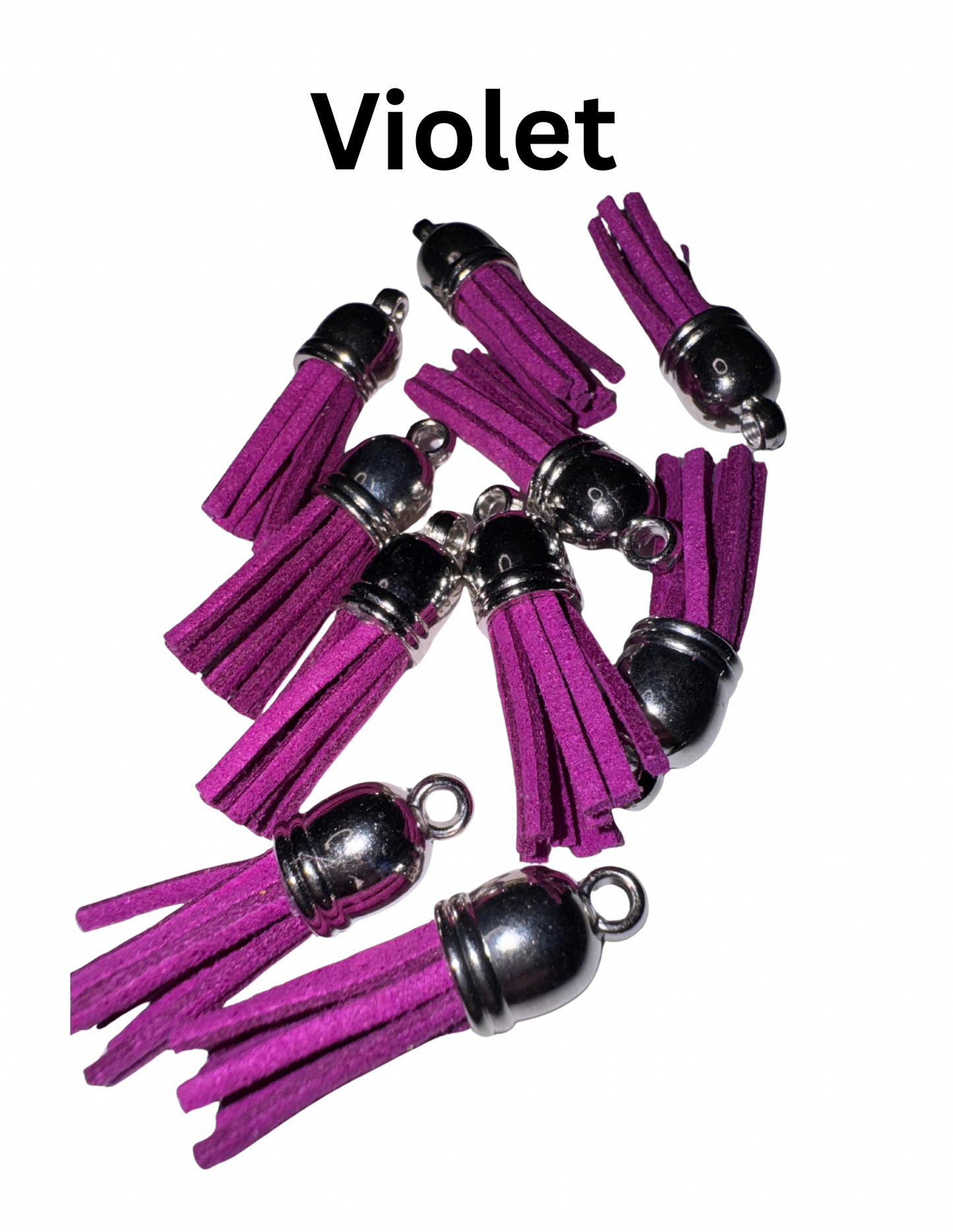 CUSTOMIZED CIRCLE Keychain with tassel