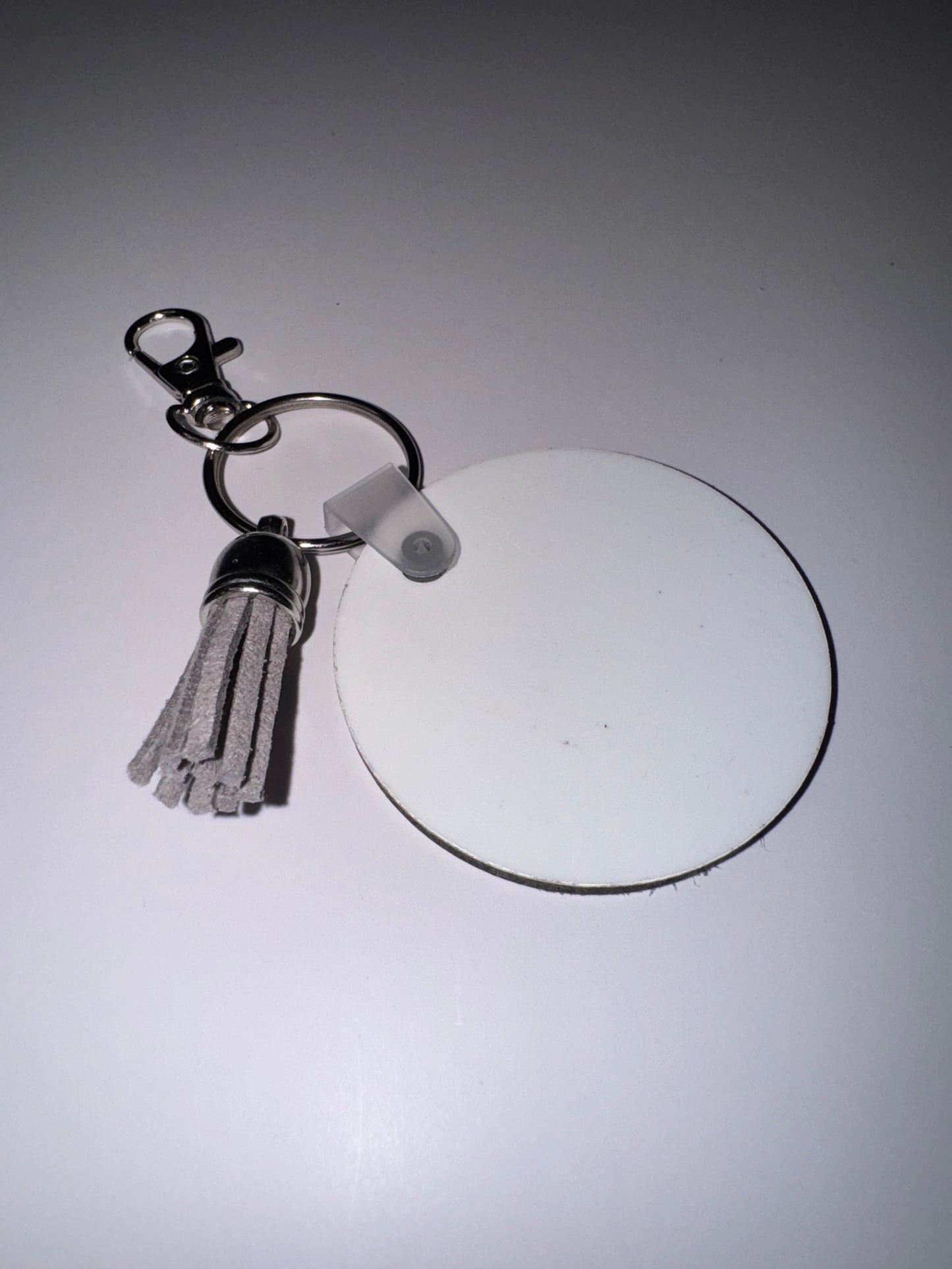 CUSTOMIZED CIRCLE Keychain with tassel