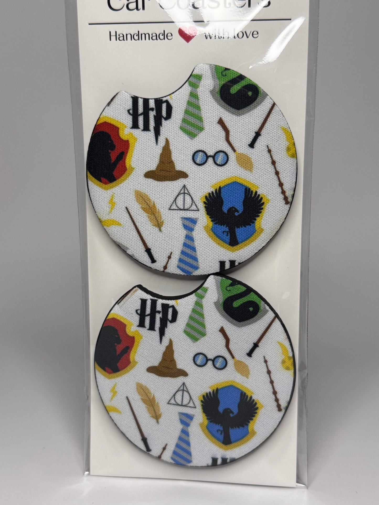 Wizard School Car Coaster Set