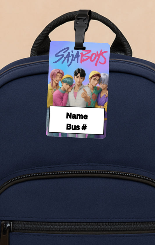 K-Pop Demon Hunter Book Bag & Luggage Tag