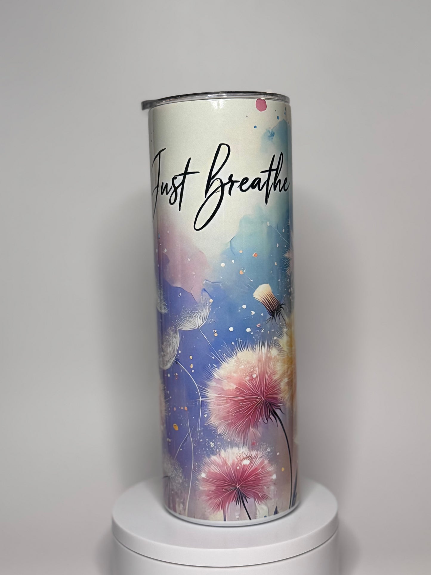 "Just Breathe" 20oz Tumbler