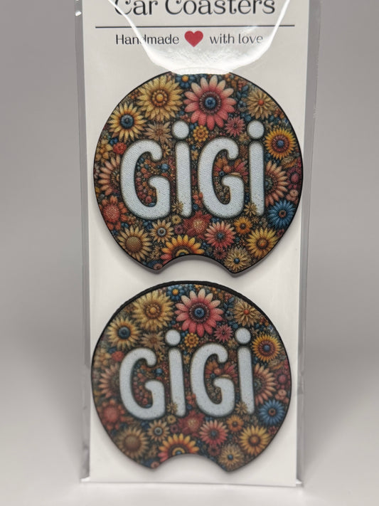 "GiGi" Car Coaster Set