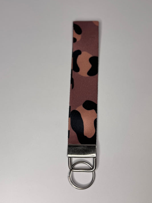Pink Cheetah Wristlet