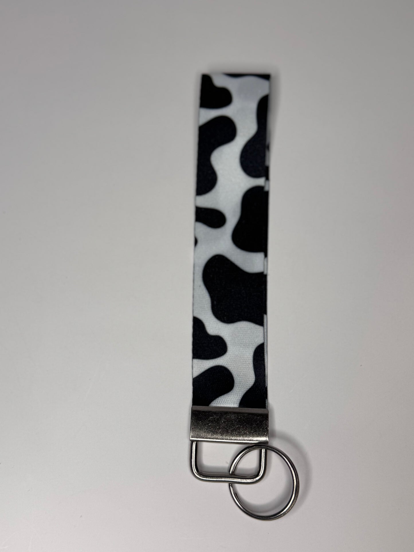 Cow Print Wristlet