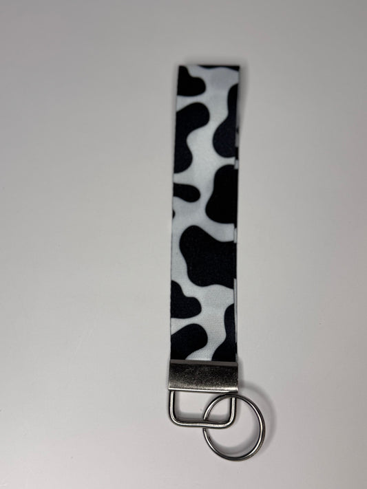 Cow Print Wristlet