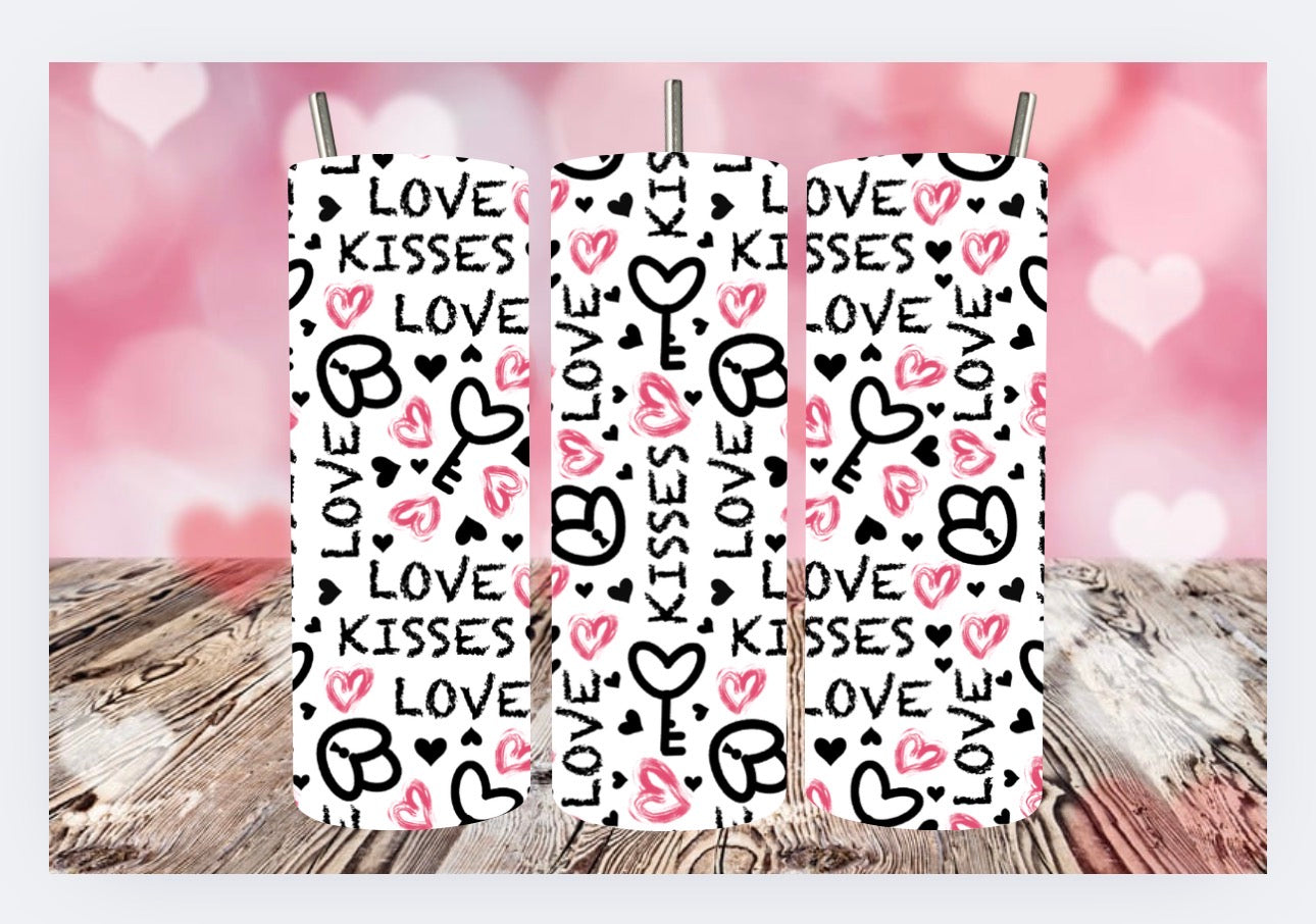 Valentine's Day 20oz Tumbler Key Design