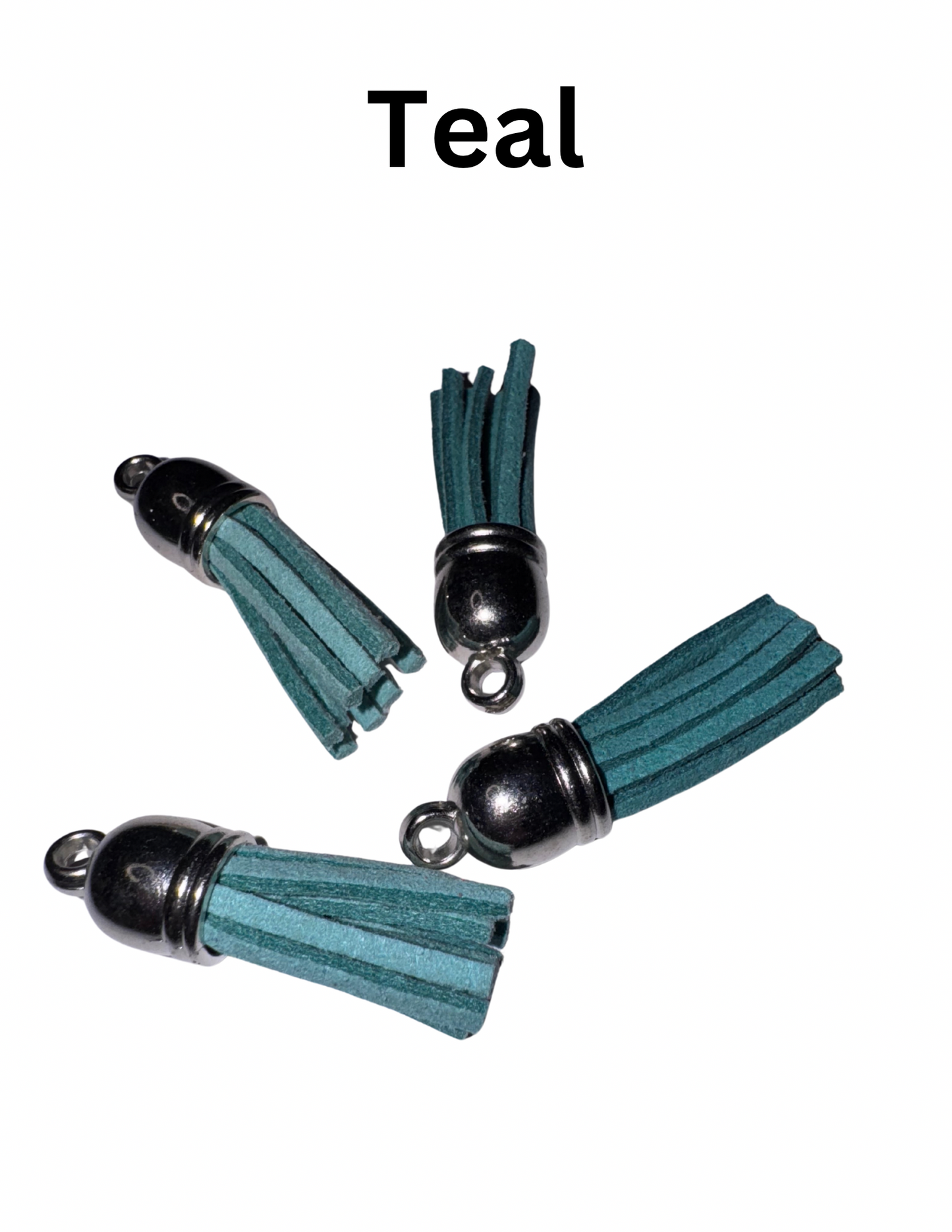 "Filled by iced Coffee and Chaos" Rectangle Keychain with Tassel