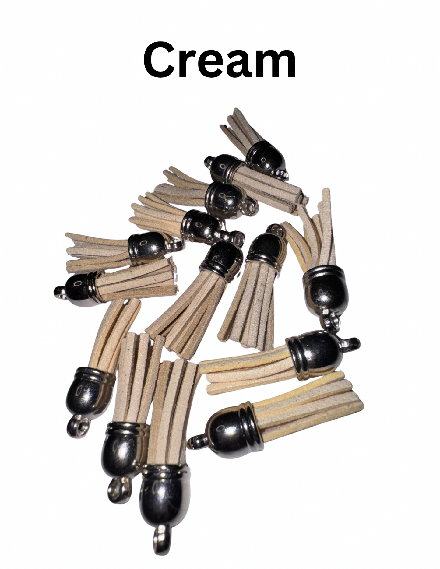 "Filled by iced Coffee and Chaos" Rectangle Keychain with Tassel